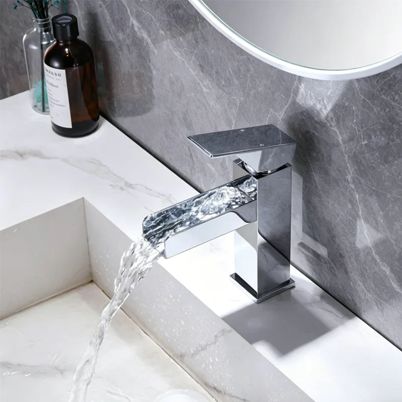 black basin tap