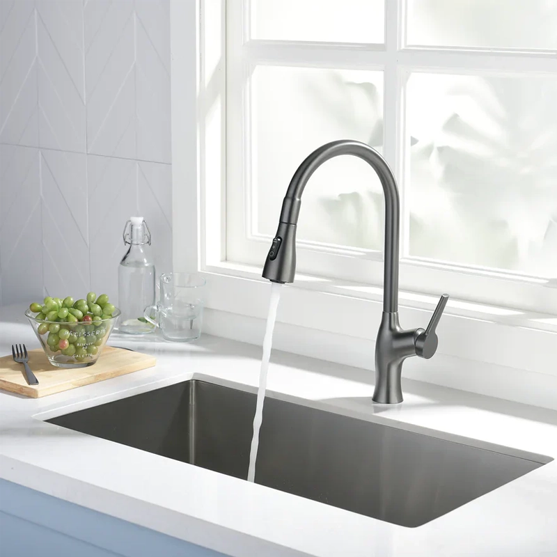 matte black kitchen faucet