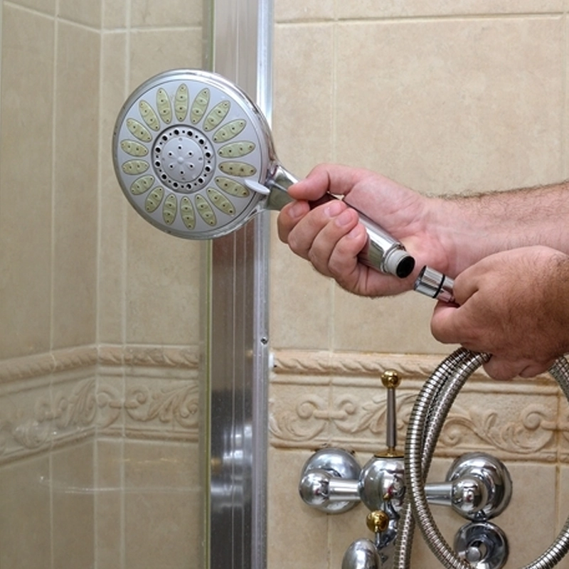 nickel shower head
