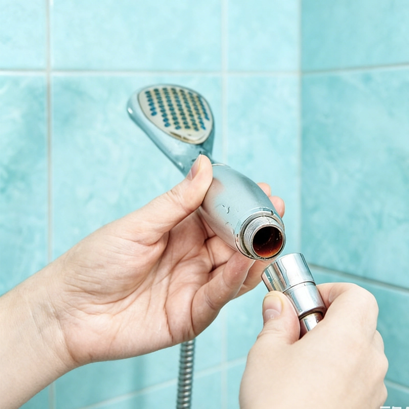 overhead shower head