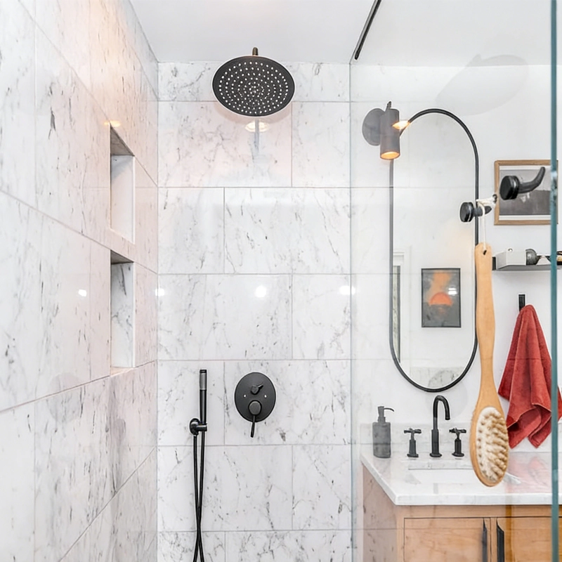 oversized shower head