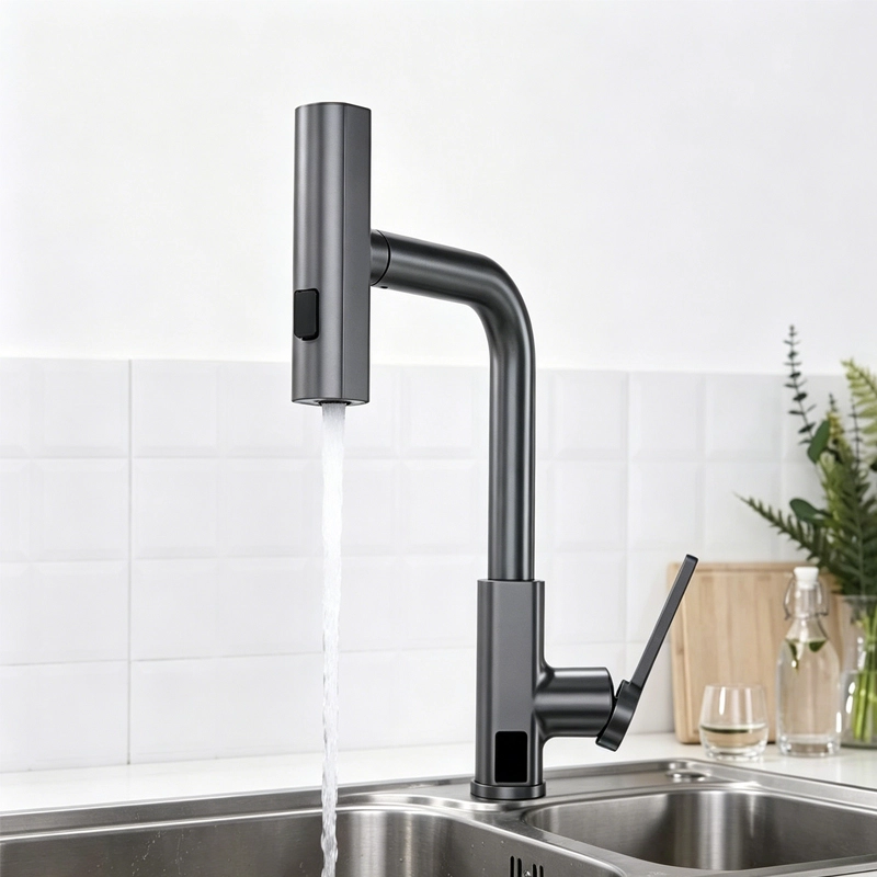 pull out kitchen taps