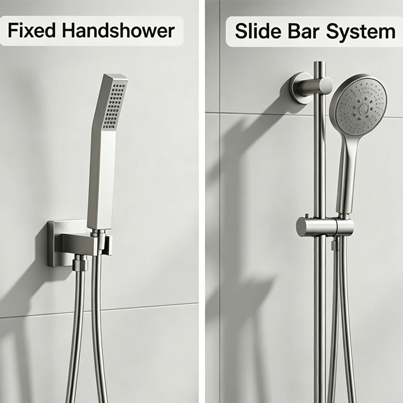 shower head rail