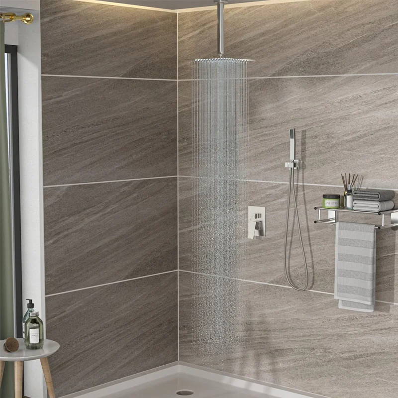 large rain shower head