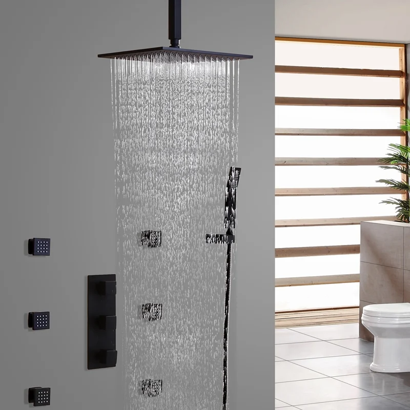 overhead shower head